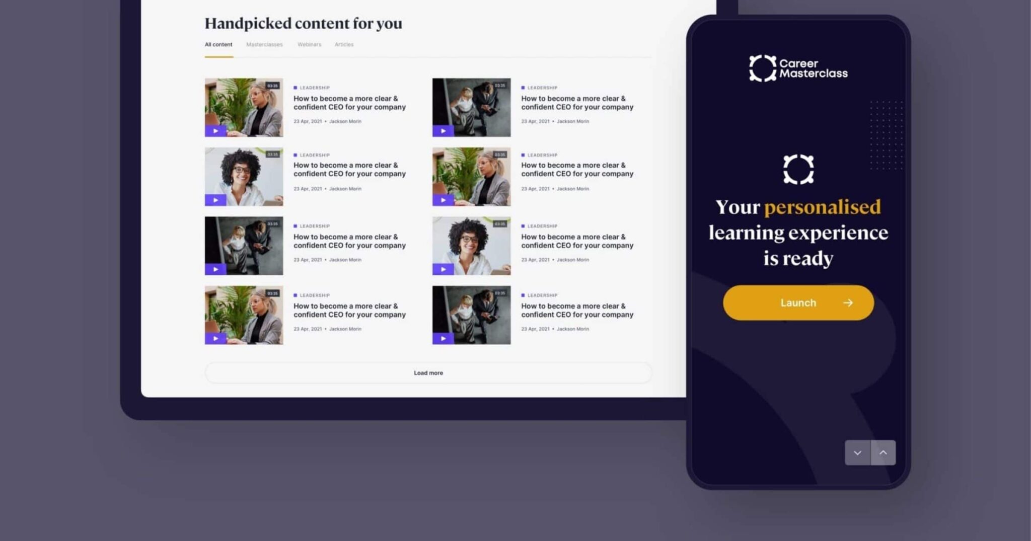 Learner engagement strategy 